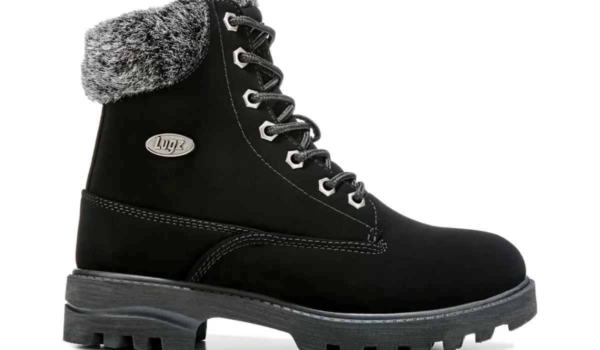 Lugz Bottes^Botte Haute Ornee De Fourrure Empire Pour Femmes