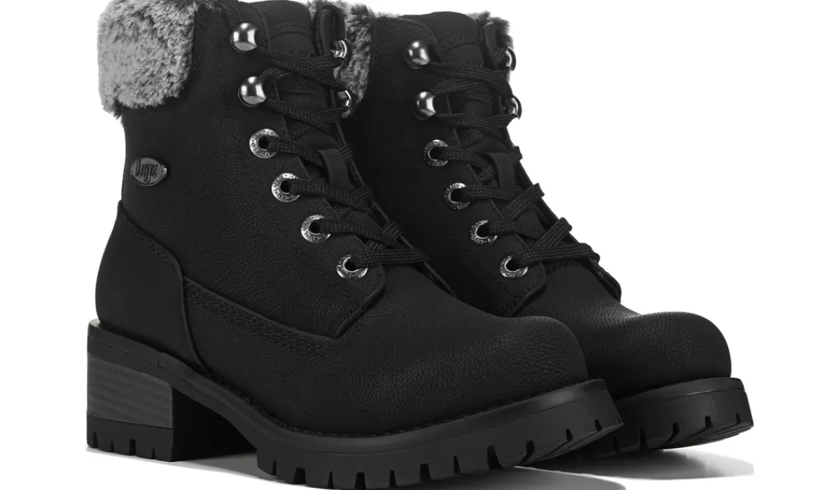 Lugz Bottes^Botte Haute Ornee De Fourrure Empire Pour Femmes