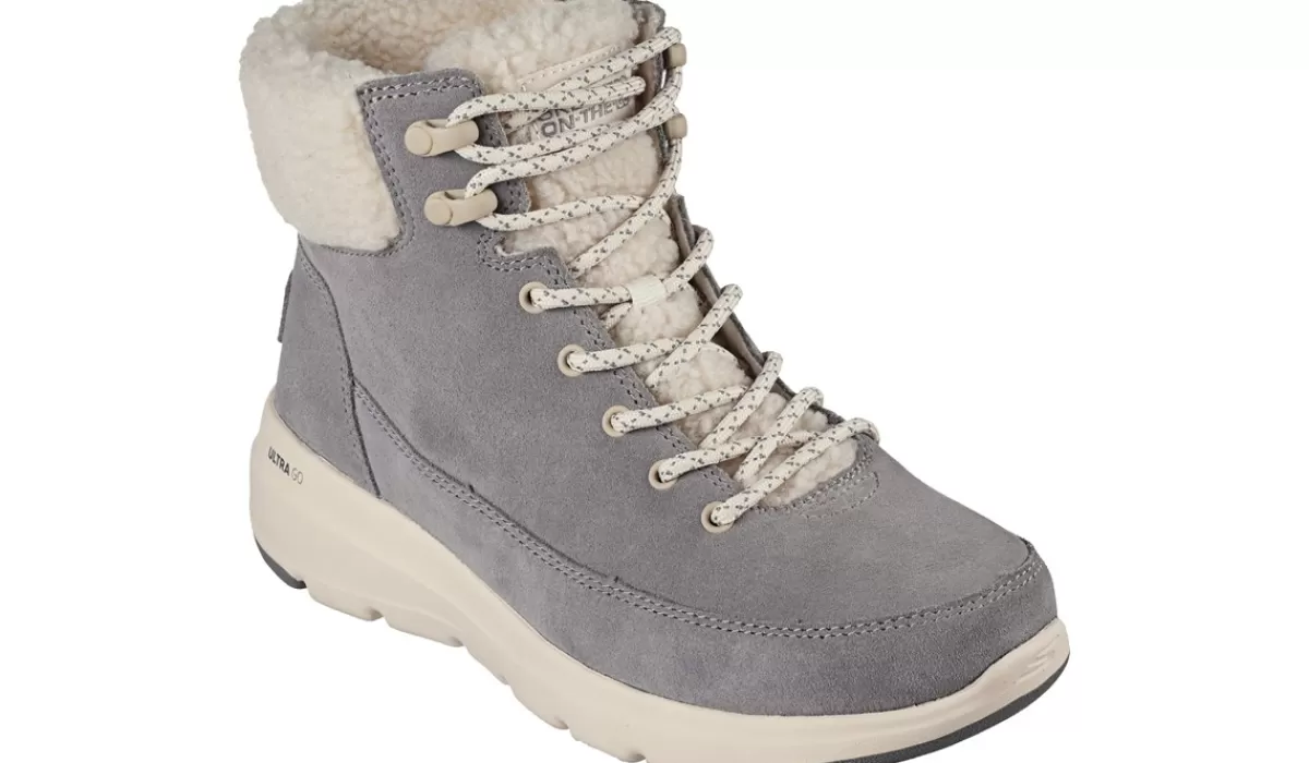 Skechers Bottes^Botte Lacee Glacial Ultra Pour Femmes - Moyen/Large