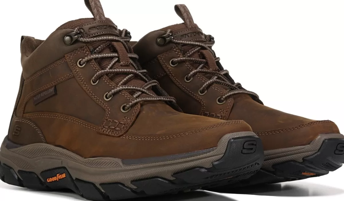 Skechers Bottes^Botte Lacee Hydrofuge Boswell Pour Hommes