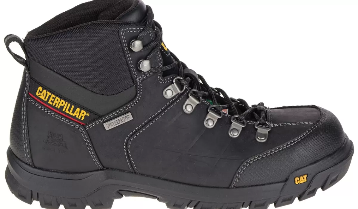 Caterpillar Travail Et Sécurité^Bottes De Travail Impermeable Large Threshold Csa Pour Hommes