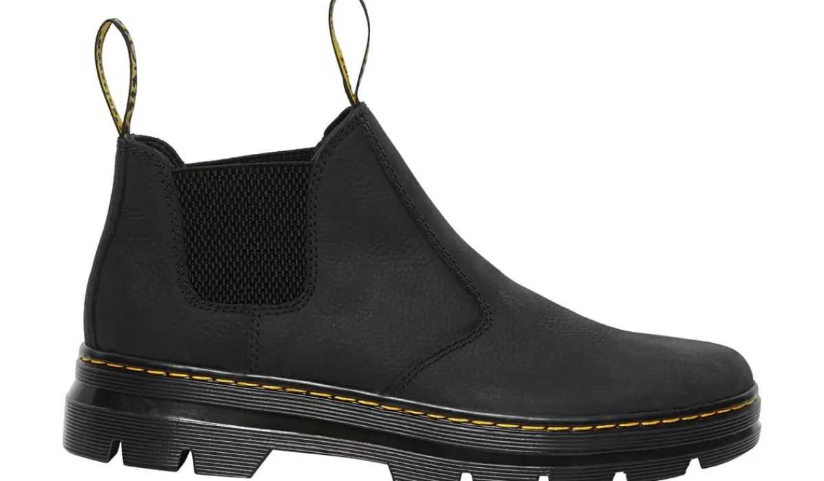 Dr. Martens Bottes^Bottillon En Cuir Hardie Antiderapant Pour Homme