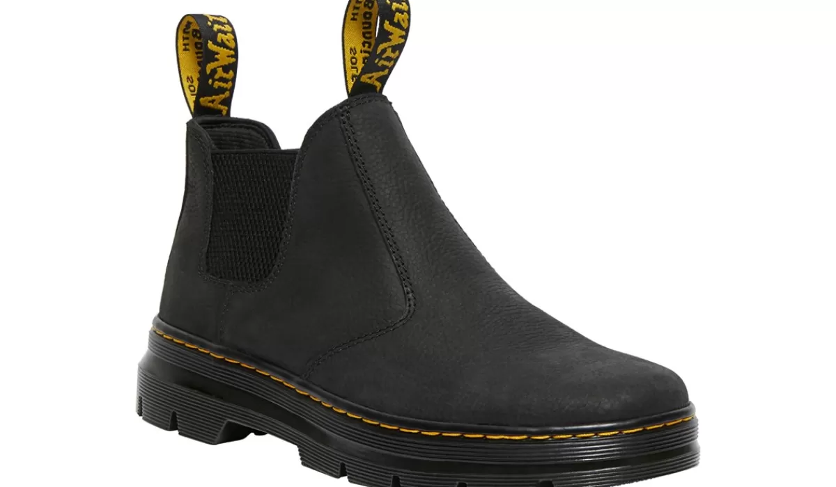 Dr. Martens Bottes^Bottillon En Cuir Hardie Antiderapant Pour Homme