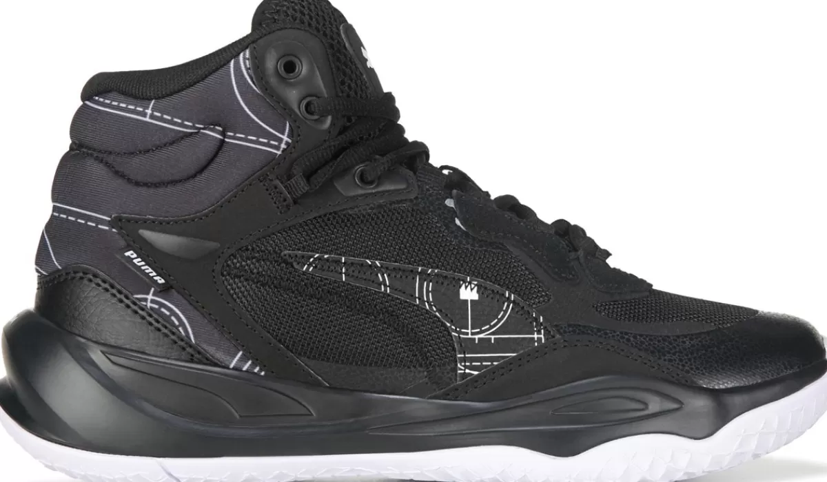 PUMA Chaussures Sport^Chaussure De Basket-Ball Mi-Montante Playmaker Pro Pour Hommes