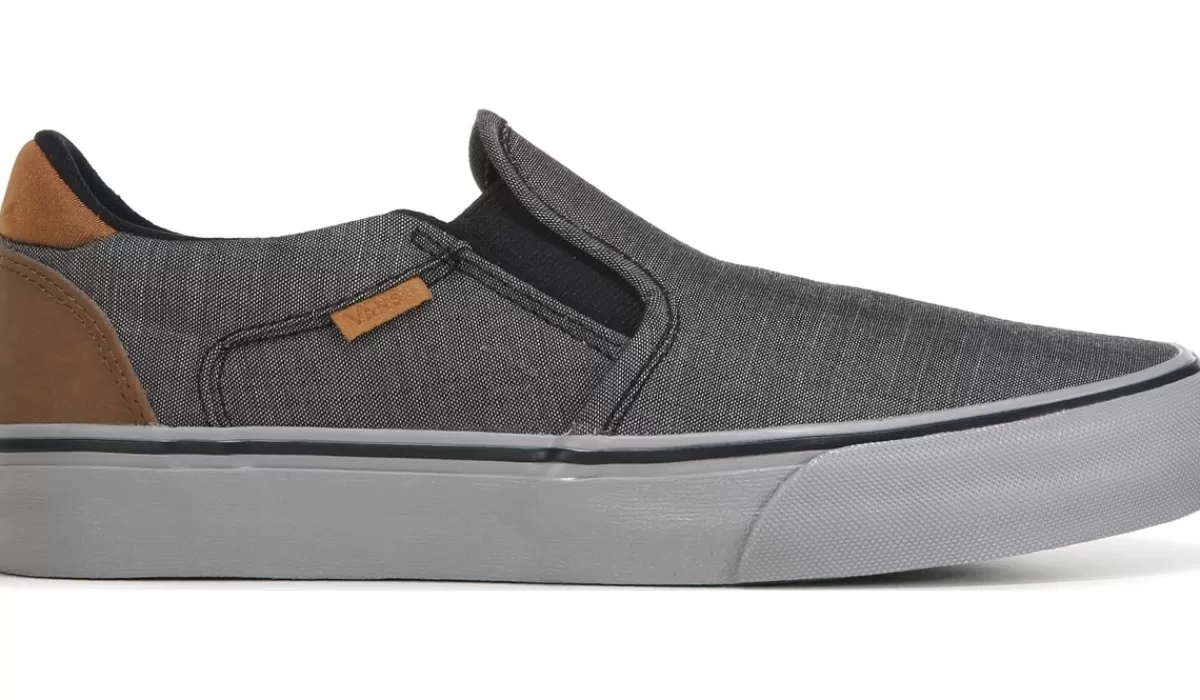 Vans Chaussures Fourreau^Chaussure Sport Fourreau Basse Asher Deluxe Pour Hommes