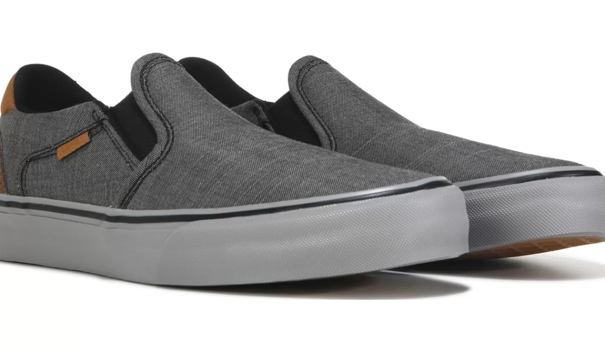 Vans Chaussures Fourreau^Chaussure Sport Fourreau Basse Asher Deluxe Pour Hommes