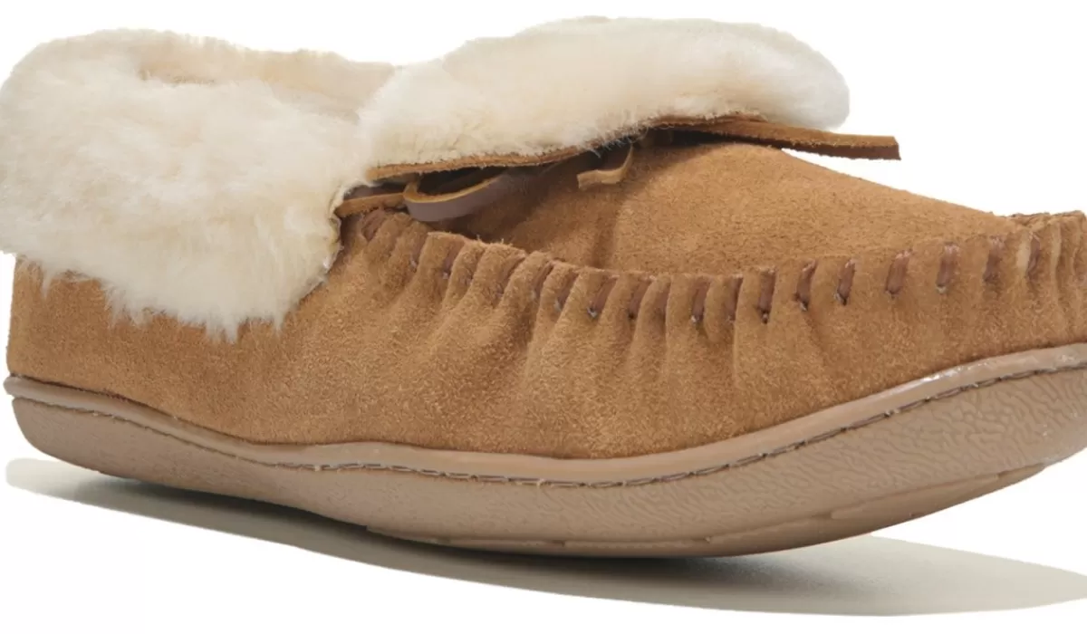 Minnetonka Moccasin Pantoufles^Pantoufle De Style Trappeur A Revers Tabby